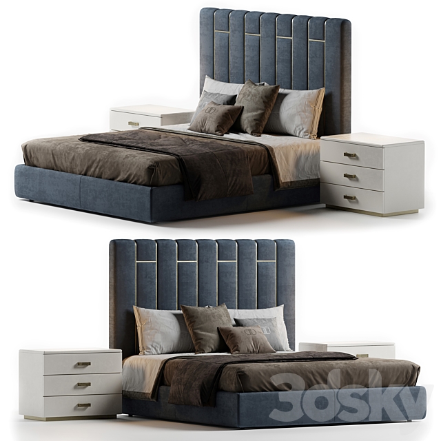 Pablo bed 3DS Max Model - thumbnail 6