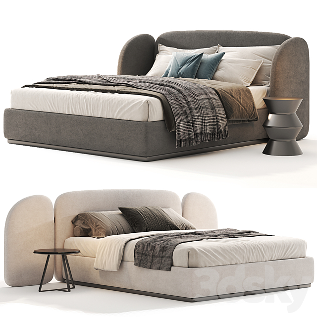 Paolo Castelli VAO Bed 3ds Max - thumbnail 1