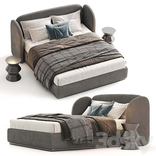 Paolo Castelli VAO Bed 3ds Max - thumbnail 2