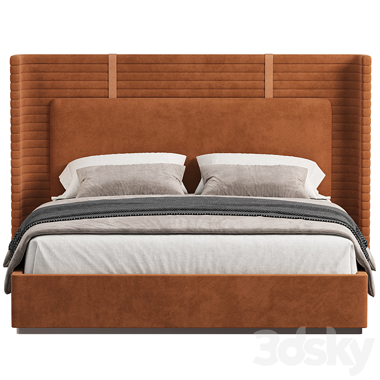 PERRY BED by Mezzocollection 3DS Max Model - thumbnail 2