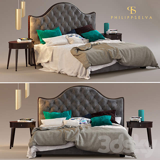 Philipp Selva 2031 Letto Onda 3DSMax File - thumbnail 1