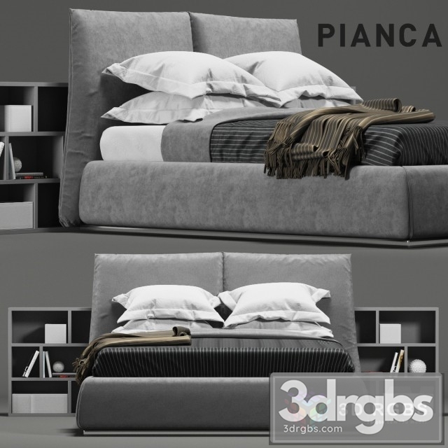 Pianca Oriente New Bed 3dsmax Download - thumbnail 1