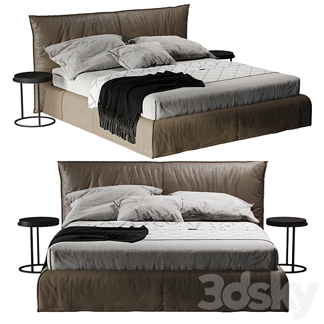 pianca piumotto bed 3DSMax File - thumbnail 1