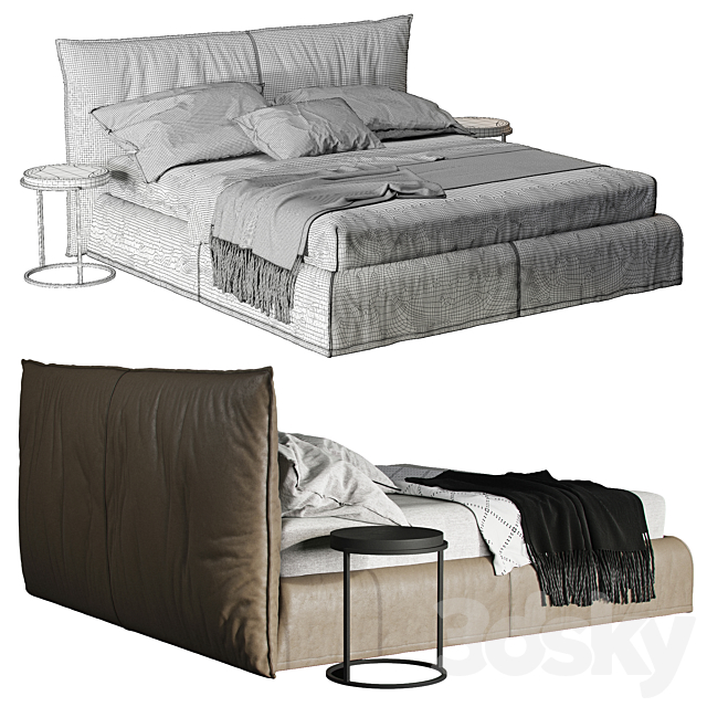 pianca piumotto bed 3DSMax File - thumbnail 3