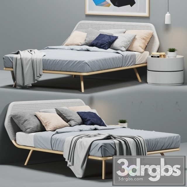 PiancaTrama Bed 3 3dsmax Download - thumbnail 1