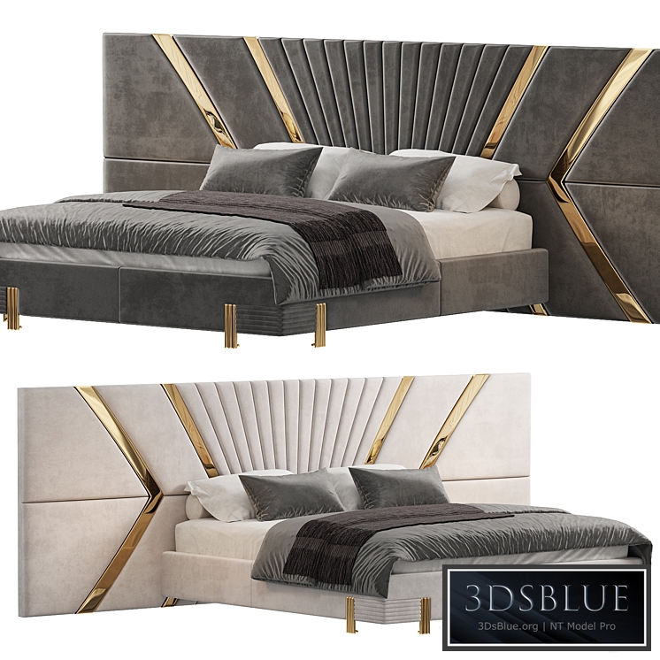 Piero Bed Beds 3DS Max - thumbnail 3