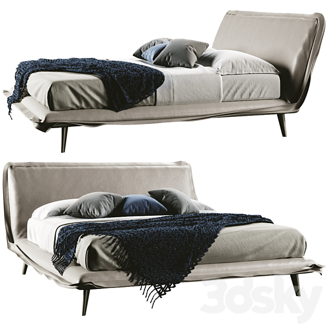 Piuma Bed by NATUZZI 3DSMax File - thumbnail 1