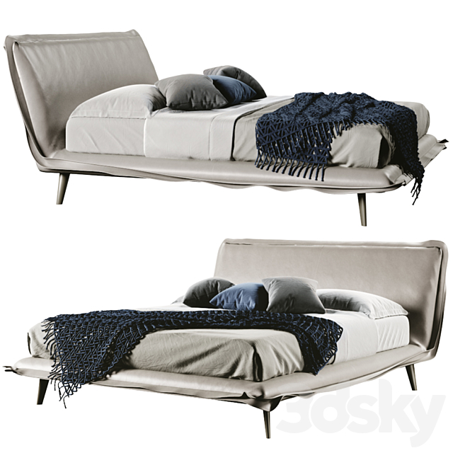 Piuma Bed by NATUZZI 3DSMax File - thumbnail 5