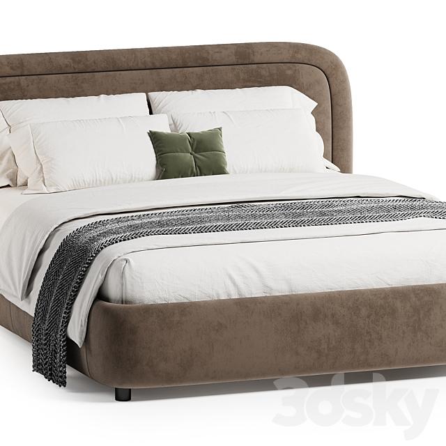 PLATFORM BED 3ds Max - thumbnail 2