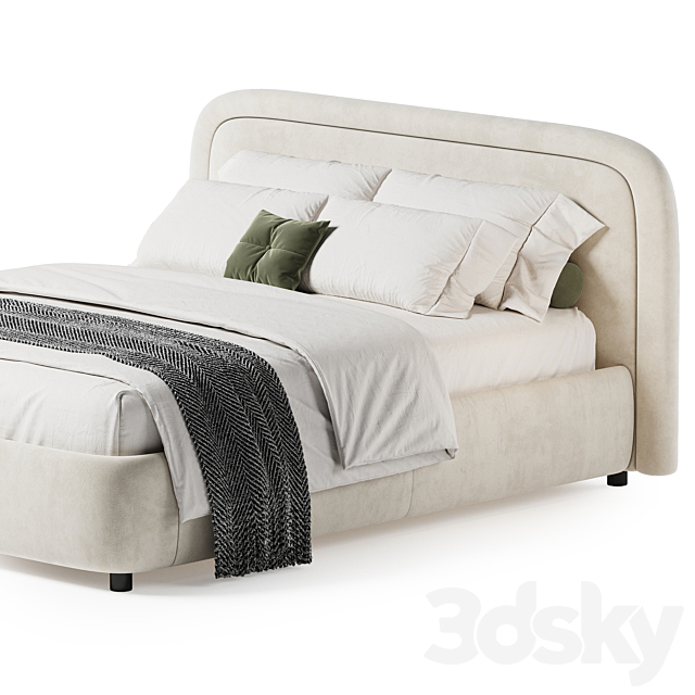 PLATFORM BED 3ds Max - thumbnail 3