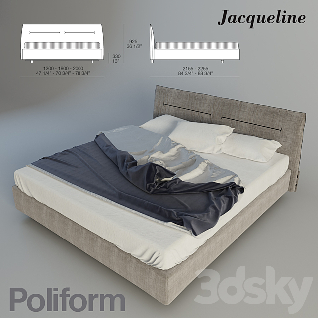 Poliform _ Jacqueline Poliform 3DSMax File - thumbnail 1