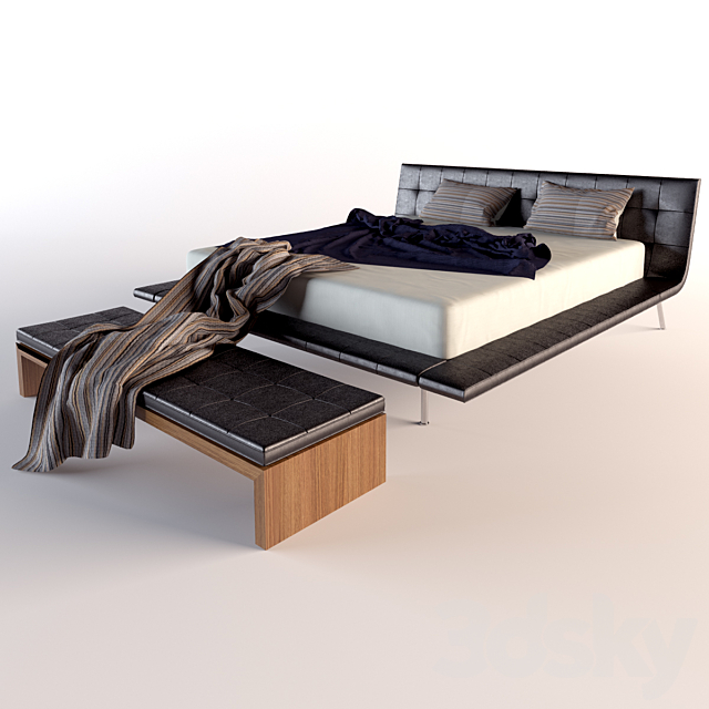 Poliform _ Onda bed 3DSMax File - thumbnail 1