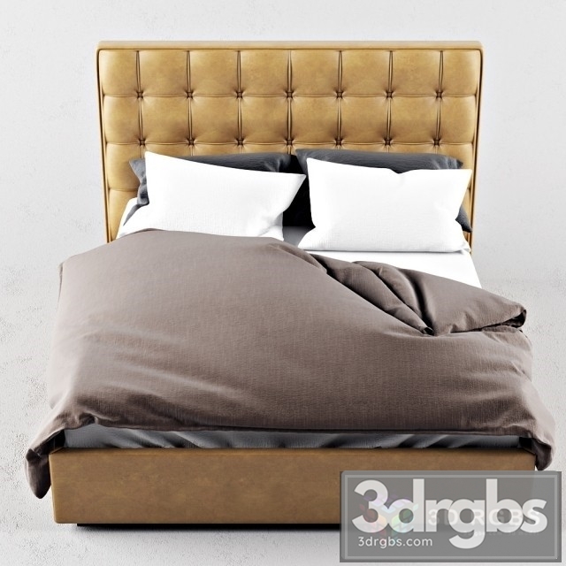 Poliform Arca Bed 3dsmax Download - thumbnail 1