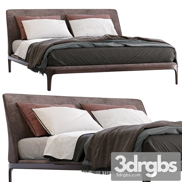 Poliform Bed Kelly 3dsmax Download - thumbnail 1