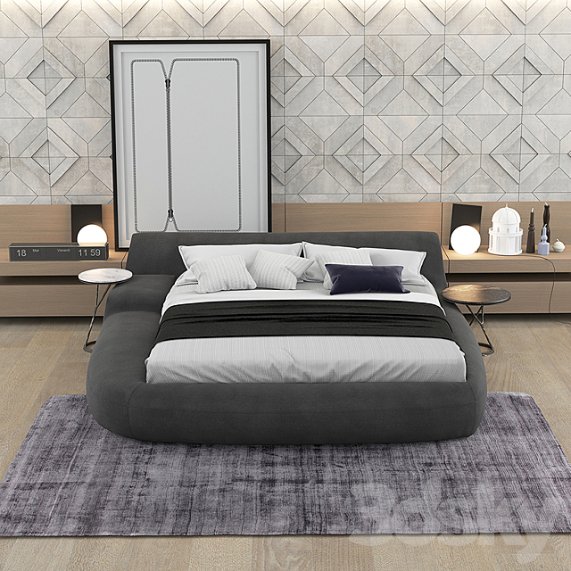 POLIFORM BIG BED 3DSMax File - thumbnail 1