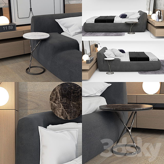 POLIFORM BIG BED 3DSMax File - thumbnail 3