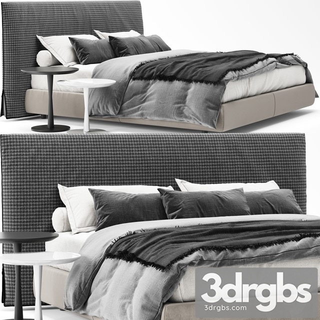 Poliform Bruce Bed 2 3dsmax Download - thumbnail 1