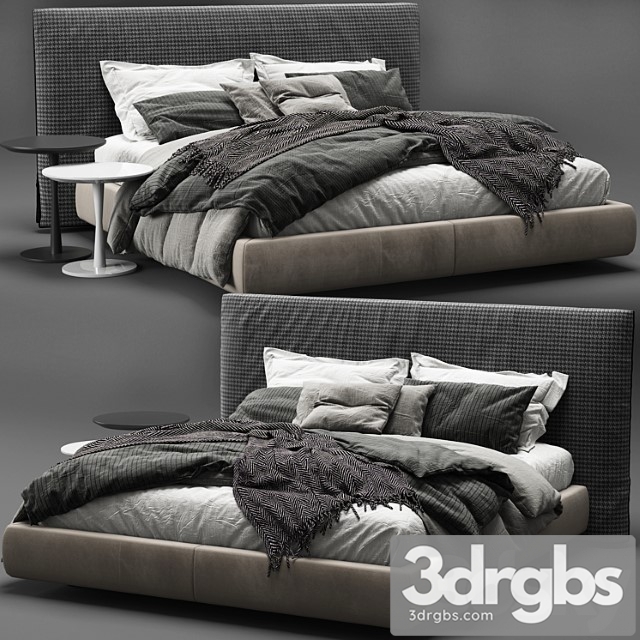 Poliform Bruce Bed 3 3dsmax Download - thumbnail 1