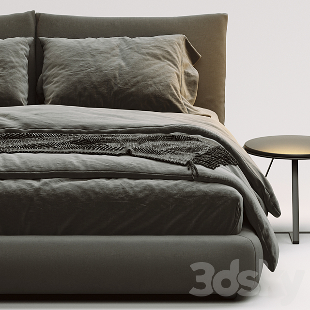 Poliform Dream Bed 3DS Max Model - thumbnail 3