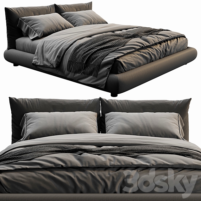 Poliform Dream bed 3DSMax File - thumbnail 1