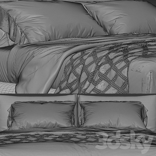 Poliform Dream Bed 3DSMax File - thumbnail 3