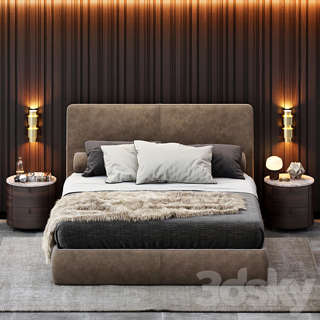 POLIFORM LAZE BED 3DSMax File - thumbnail 1