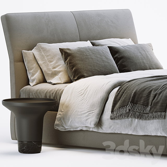 Poliform laze bed 3DSMax File - thumbnail 3