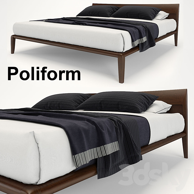 Poliform Memo Bed 3DSMax File - thumbnail 1