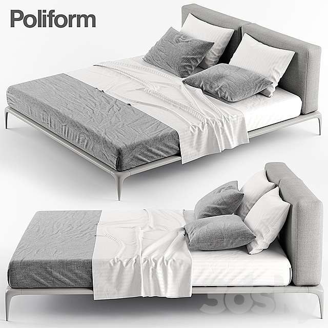 POLIFORM PARK BED 3DSMax File - thumbnail 1