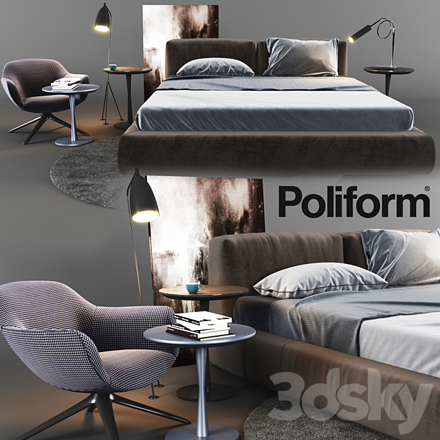 Poliform Set 02 3DSMax File - thumbnail 1