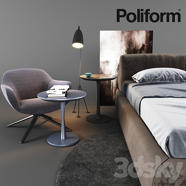 Poliform Set 02 3DSMax File - thumbnail 2