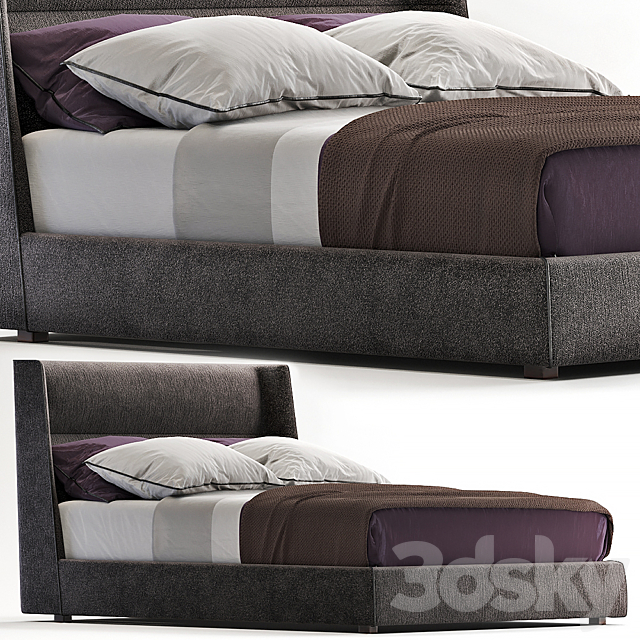 Poliform_Chloe_Bed 3DSMax File - thumbnail 1