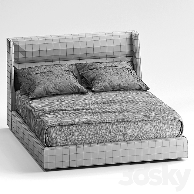 Poliform_Chloe_Bed 3DSMax File - thumbnail 3