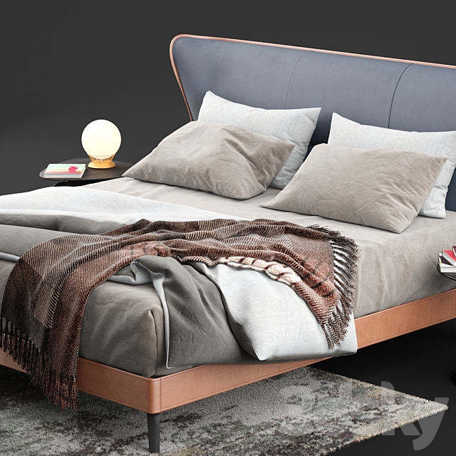 Poltrona Frau Mamy Blue Bed 3DSMax File - thumbnail 2