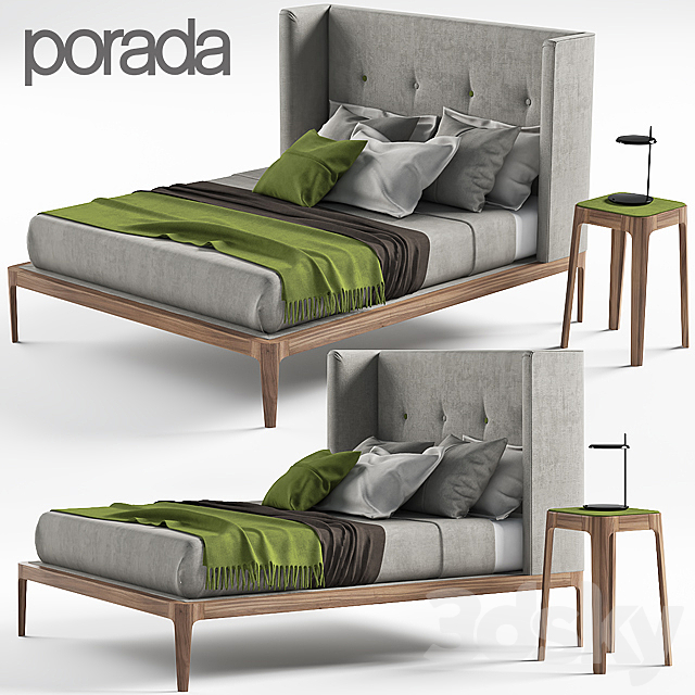 Porada Ziggy bed 3DSMax File - thumbnail 1