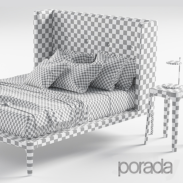 Porada Ziggy bed 3DSMax File - thumbnail 3