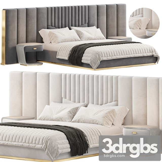 Prisma grilli bed by justform 2 3dsmax Download - thumbnail 1