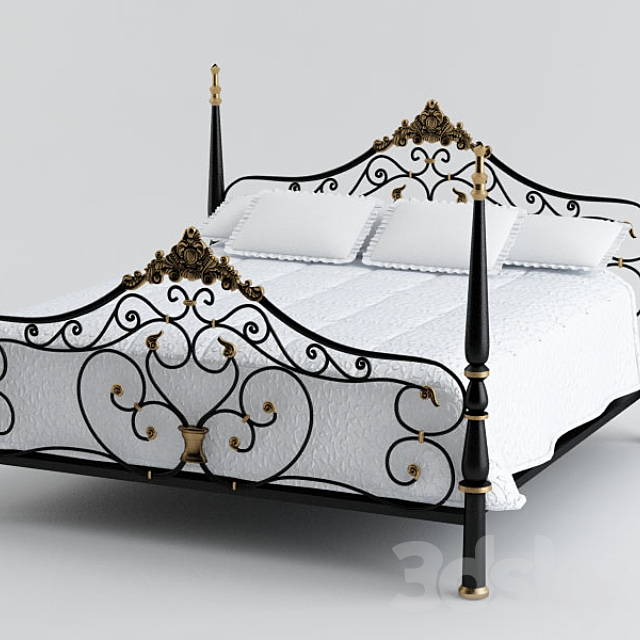 profi bed 3DSMax File - thumbnail 1