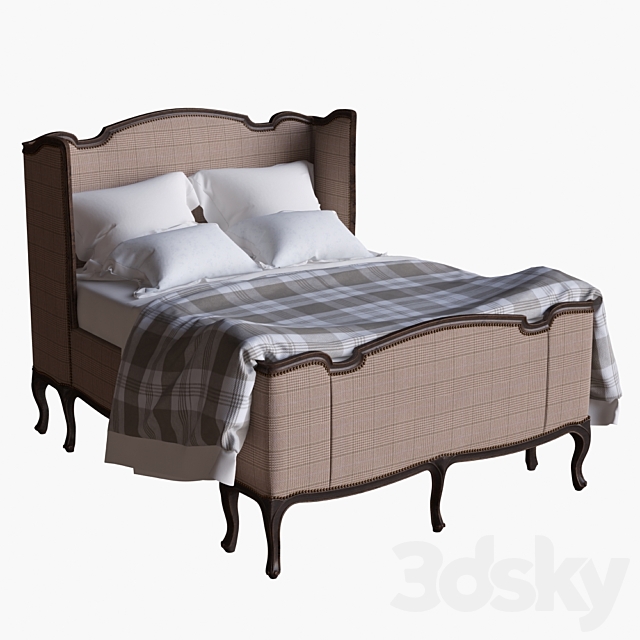 Ralph Lauren THE HEIRESS BED 753-10 Queen Size 3ds Max - thumbnail 1