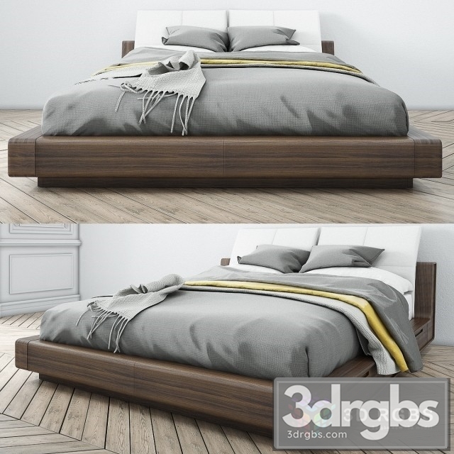 Redhome Bed Lumi 3 3dsmax Download - thumbnail 1