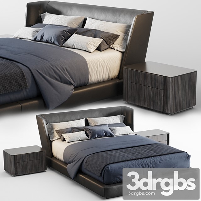 Reeves Bed 3dsmax Download - thumbnail 1