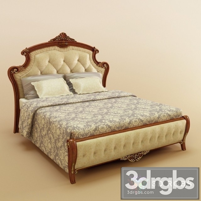 Reggenza Bed 3dsmax Download - thumbnail 1