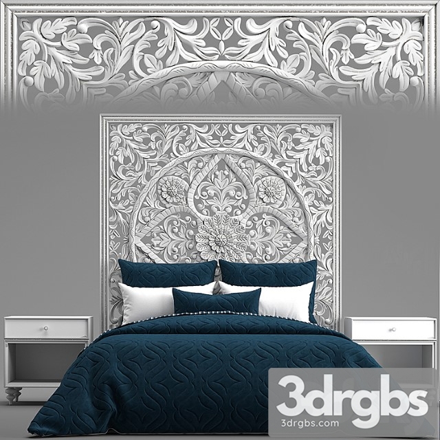 Rh anaya bed 2 3dsmax Download - thumbnail 1