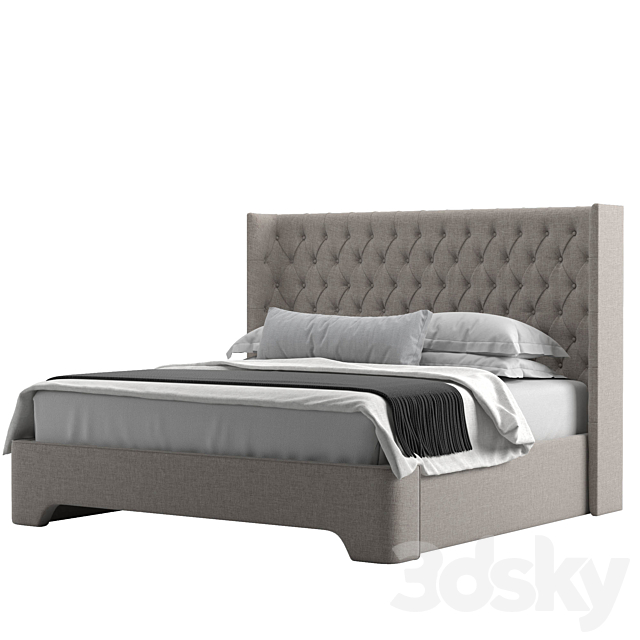 RH Atherton Bed 3DSMax File - thumbnail 2