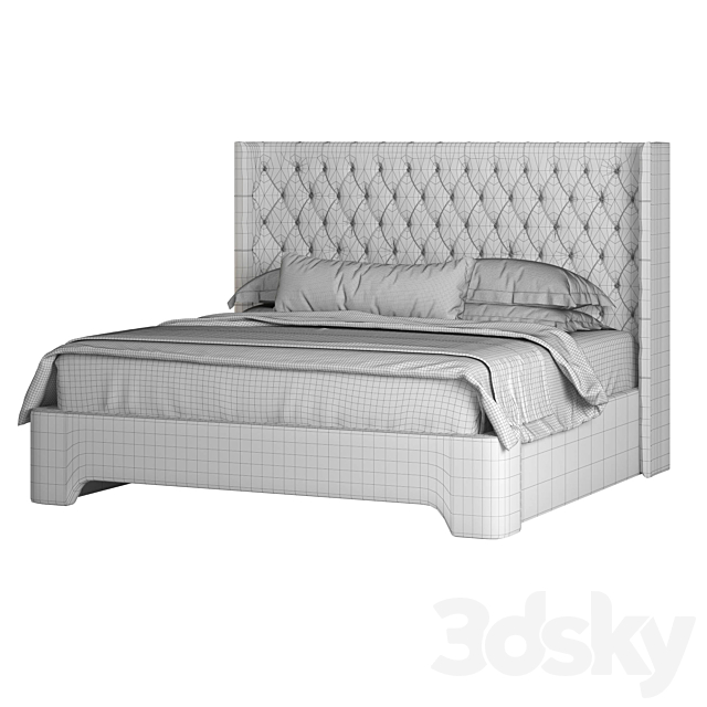 RH Atherton Bed 3DSMax File - thumbnail 4