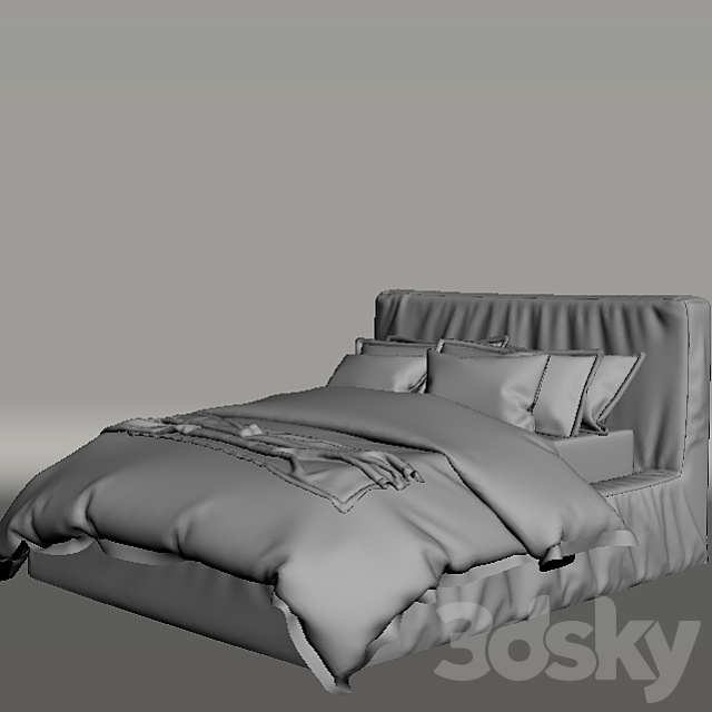 rh bed brook 3DSMax File - thumbnail 4