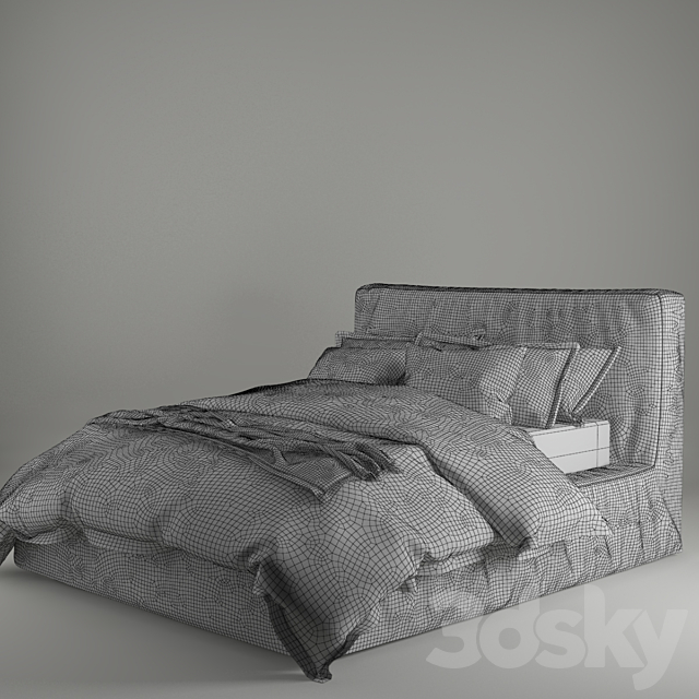 rh bed brook 3DSMax File - thumbnail 5