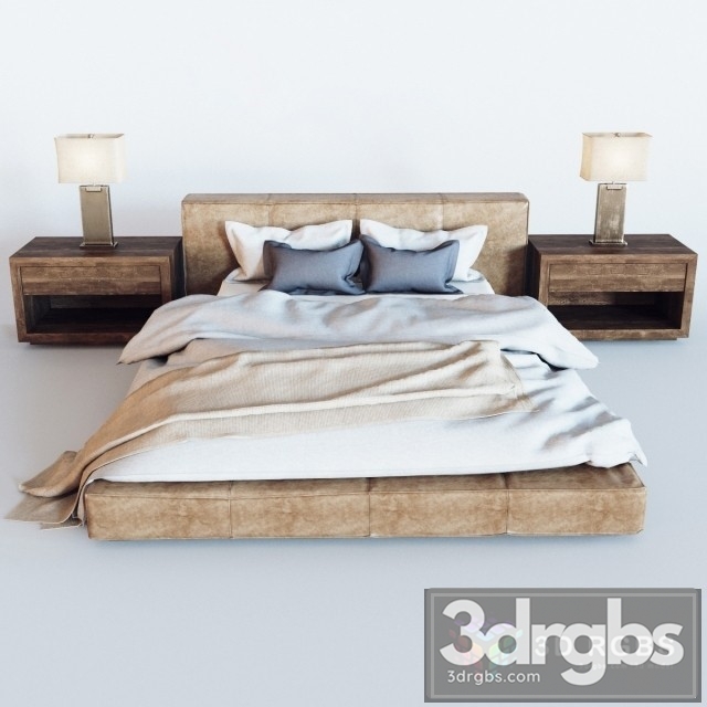 RH Cloud Bed 3dsmax Download - thumbnail 1