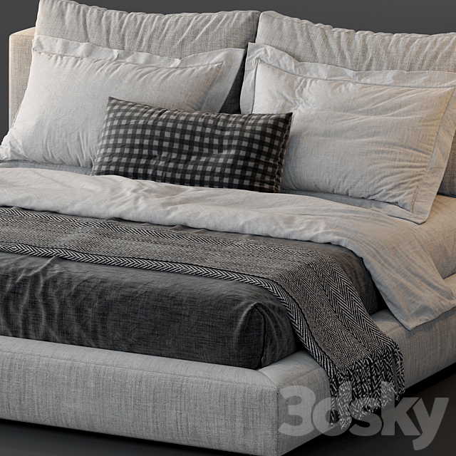 RH Cloud Platform Bed 3DSMax File - thumbnail 3