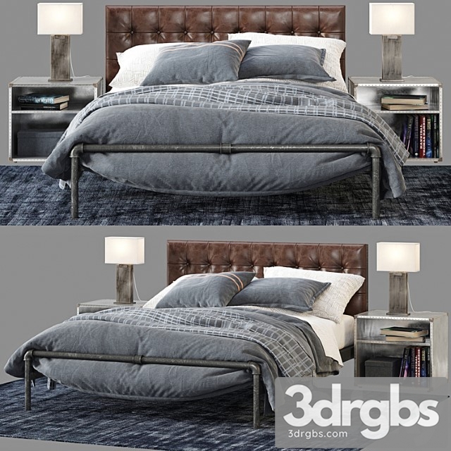 Rh finlay platform bed 2 3dsmax Download - thumbnail 1